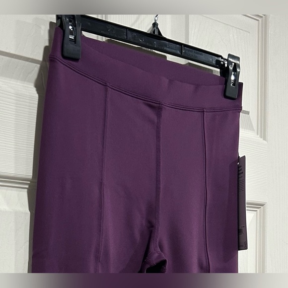 Alo Yog Women's Small Airbrush High-Waist Enso Legging Dark Plum NWT Seam Detail - Picture 5 of 10